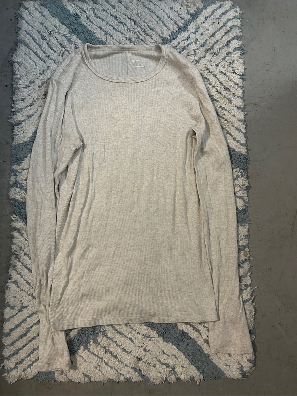 Everlane Light Gray Crewneck Sweater